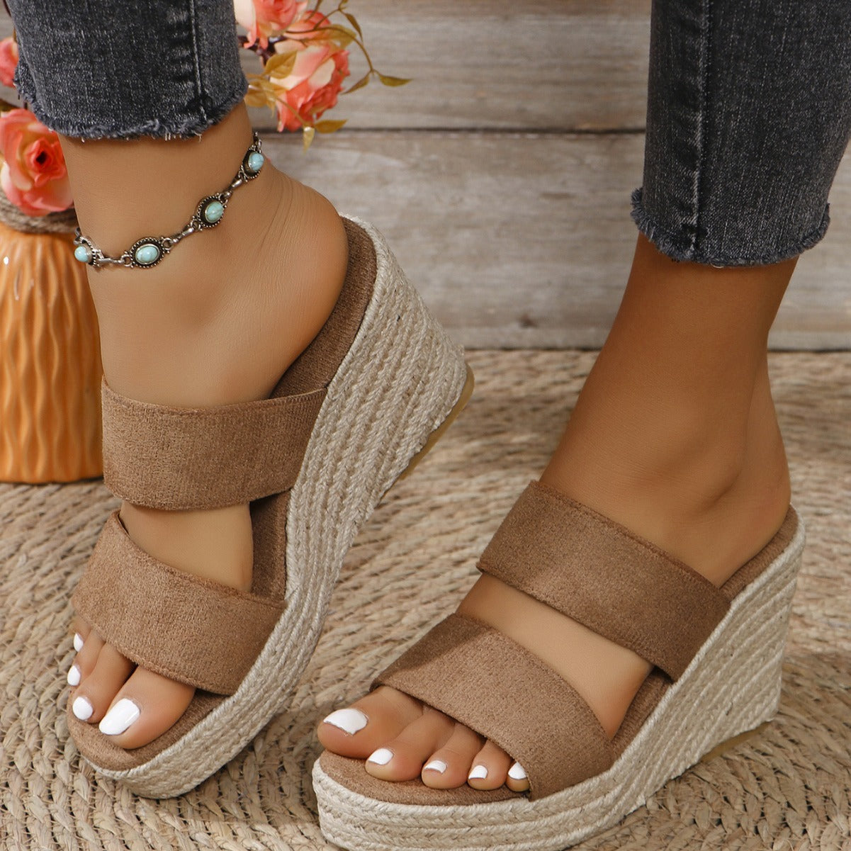 Open Toe Wedge offers Sandle