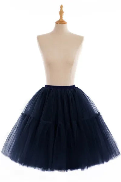 5-Layer 60 cm Pleated Tutu Tulle Skirt (Many Colors)