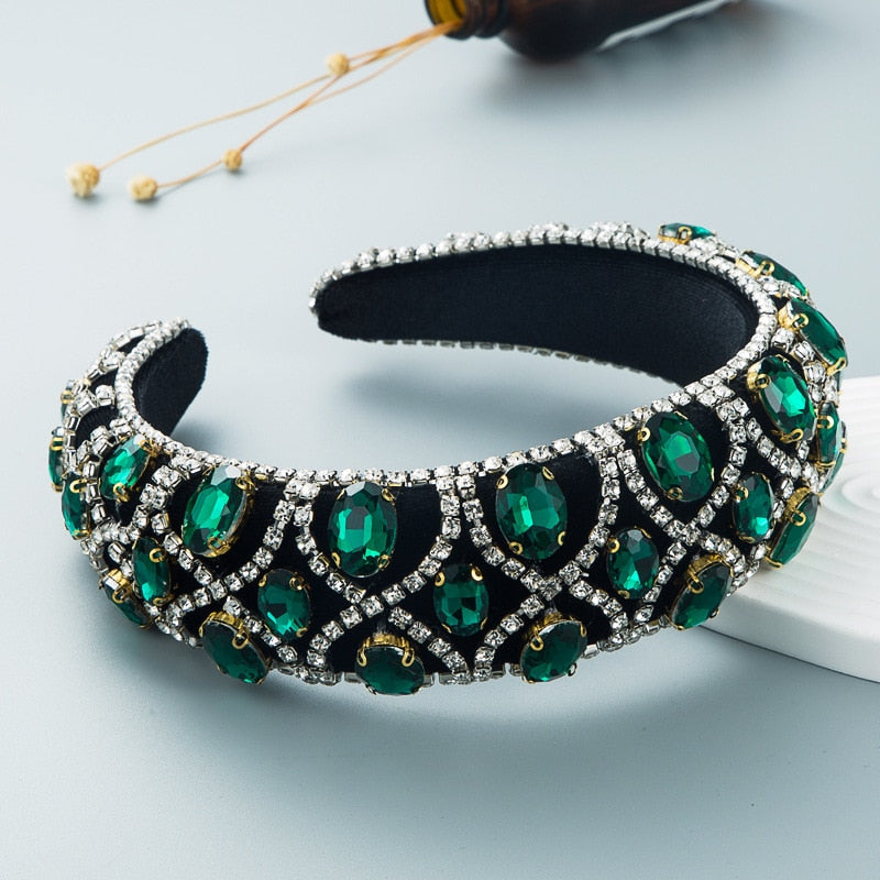 Boho Style Rhinestone Baroque Headbands