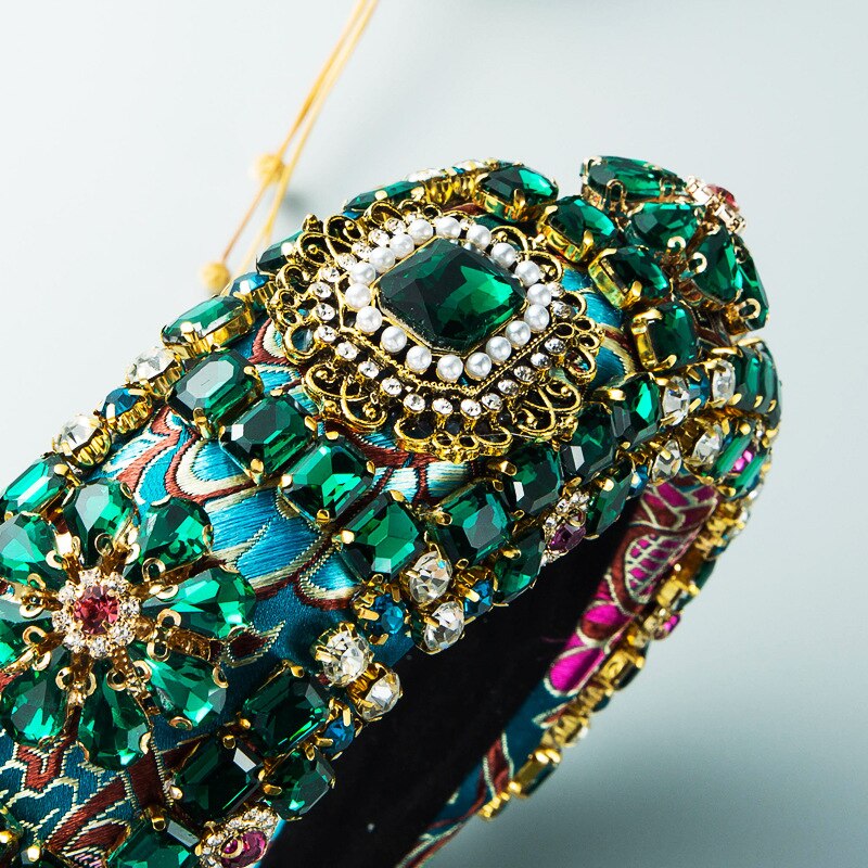 Boho Style Rhinestone Baroque Headbands