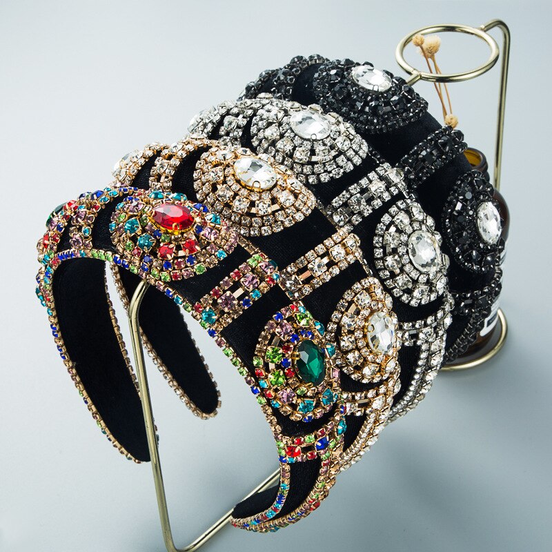 Boho Style Rhinestone Baroque Headbands