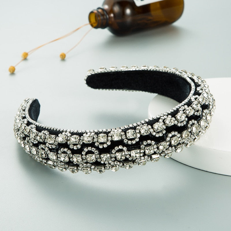 Boho Style Rhinestone Baroque Headbands