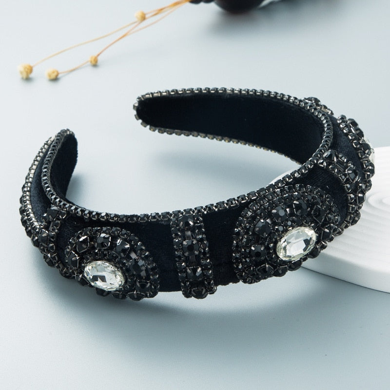 Boho Style Rhinestone Baroque Headbands