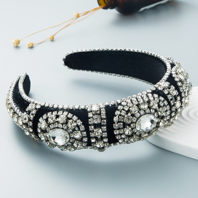 Boho Style Rhinestone Baroque Headbands