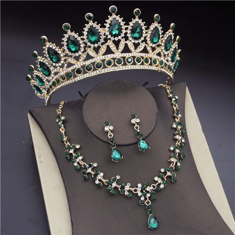 Baroque Crystal Bridal Jewelry Set/Separates