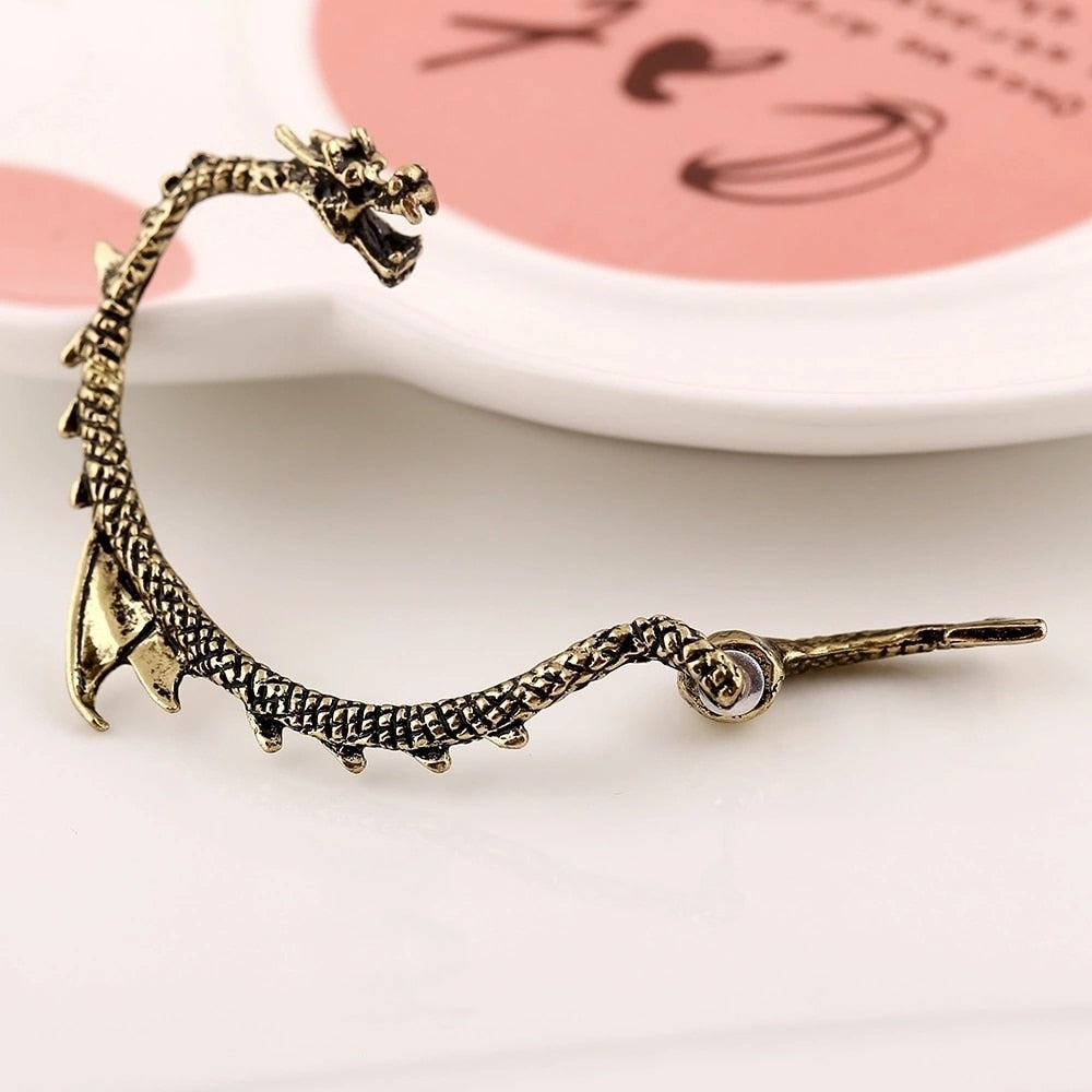 Dragon / Raptor Ear Cuffs (Multiple Styles - Pierced Ears / Clip On)