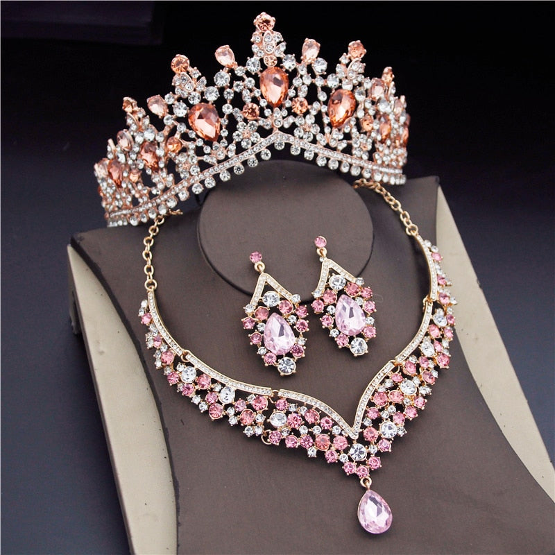 Baroque Crystal Bridal Jewelry Set/Separates
