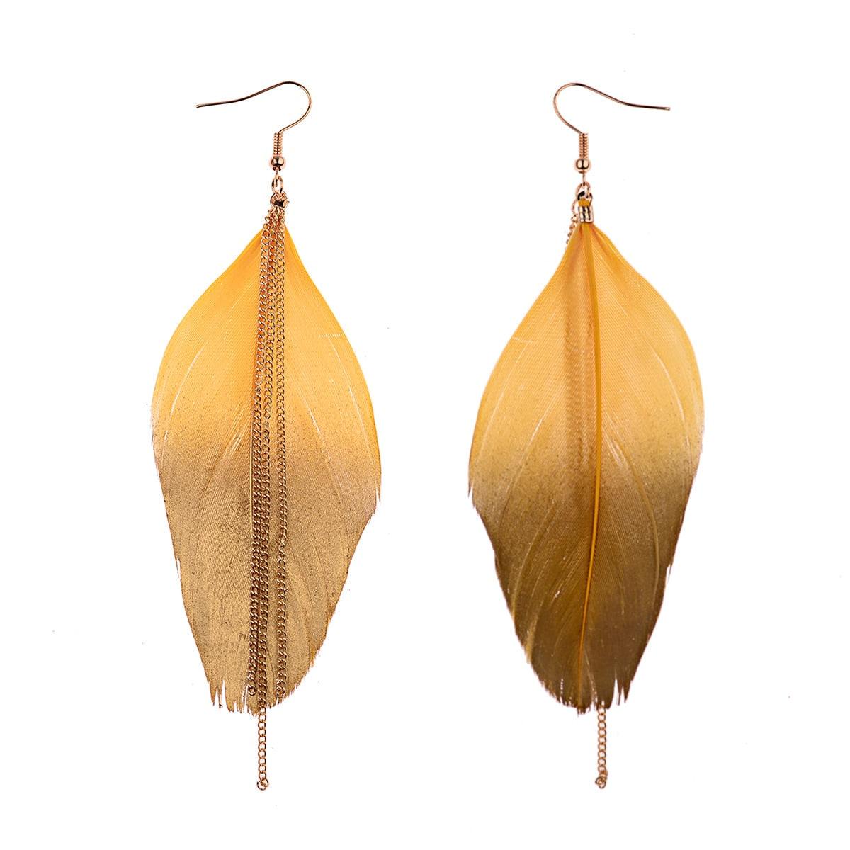 Handmade Bohemian Dream Catcher Feather Earrings