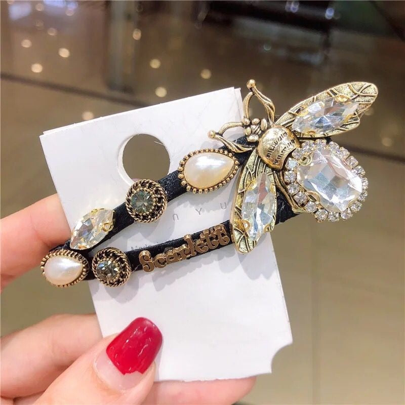 Sunflower & Scarlett: Beautiful Bee Hair Clips