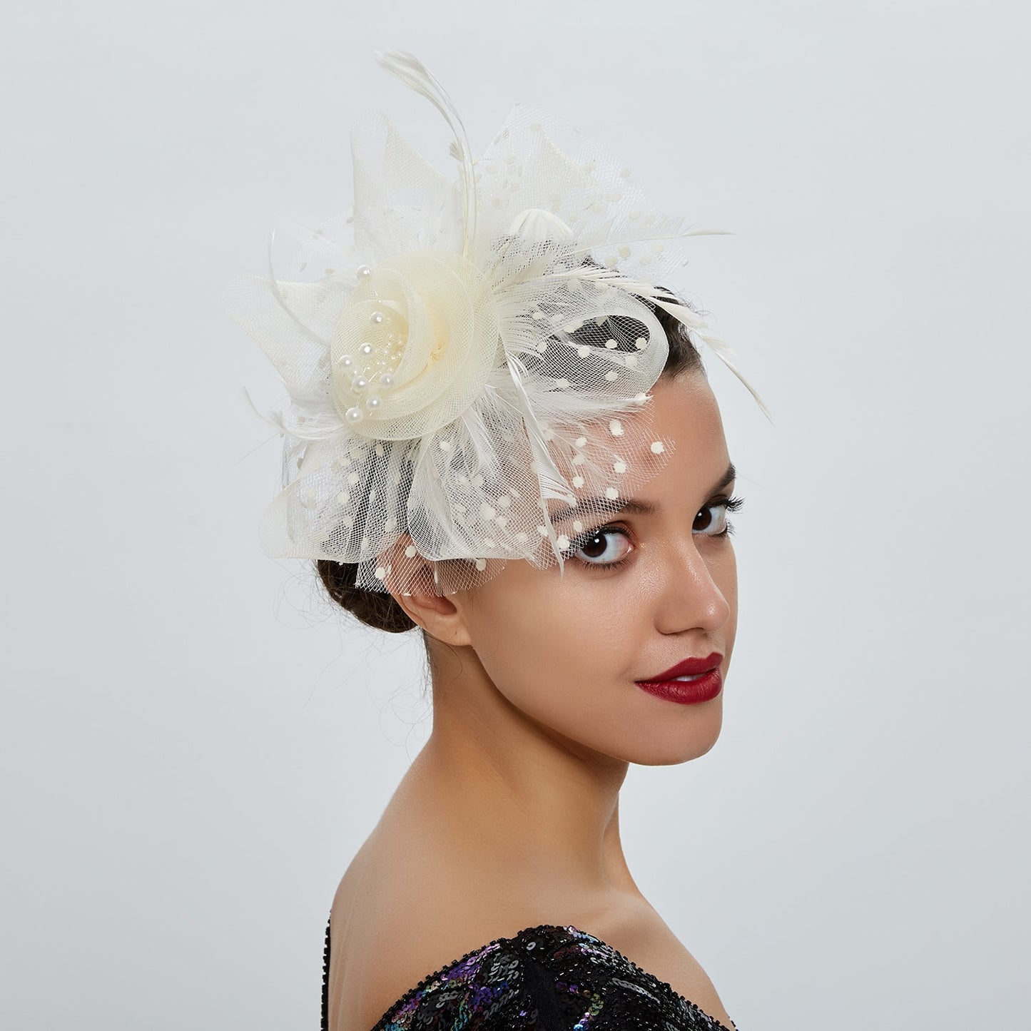 Mardi Gras Flare Fascinators (Multiple color combinations)