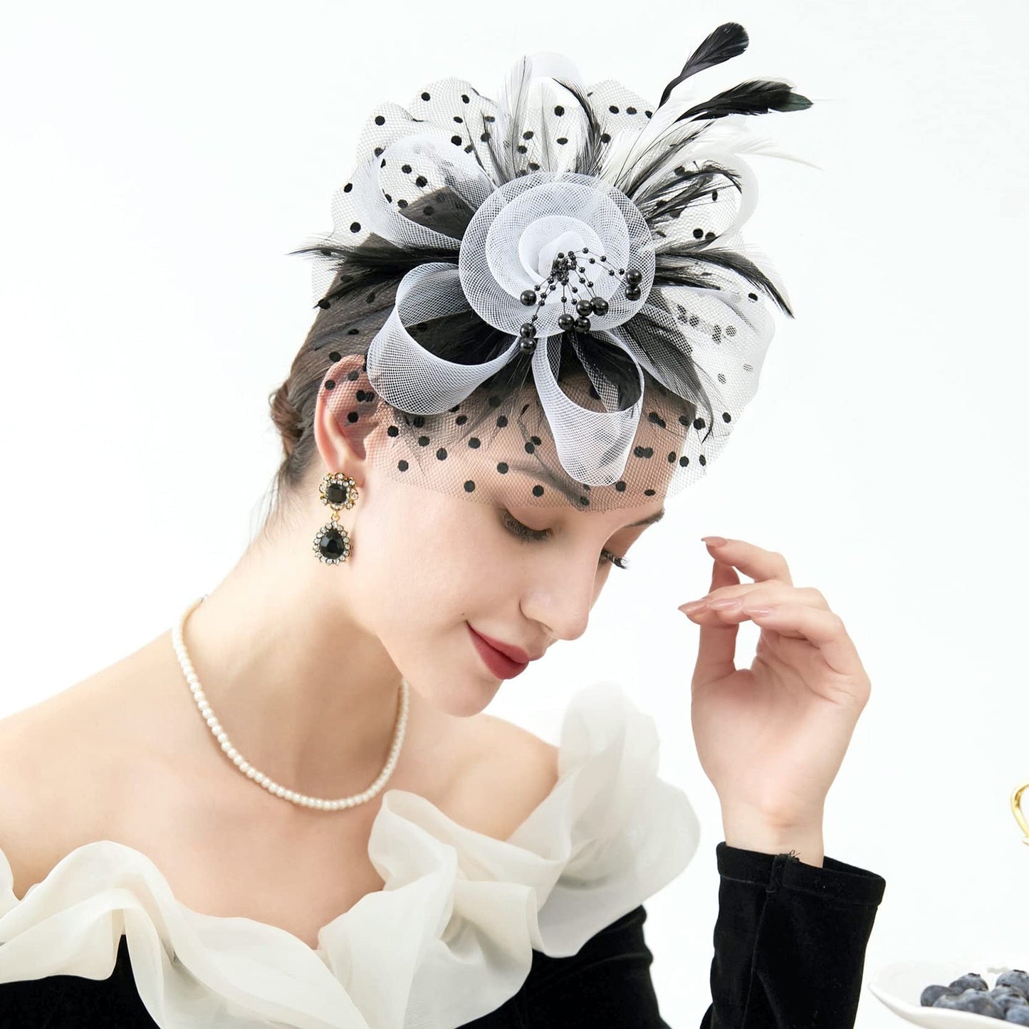 Mardi Gras Flare Fascinators (Multiple color combinations)