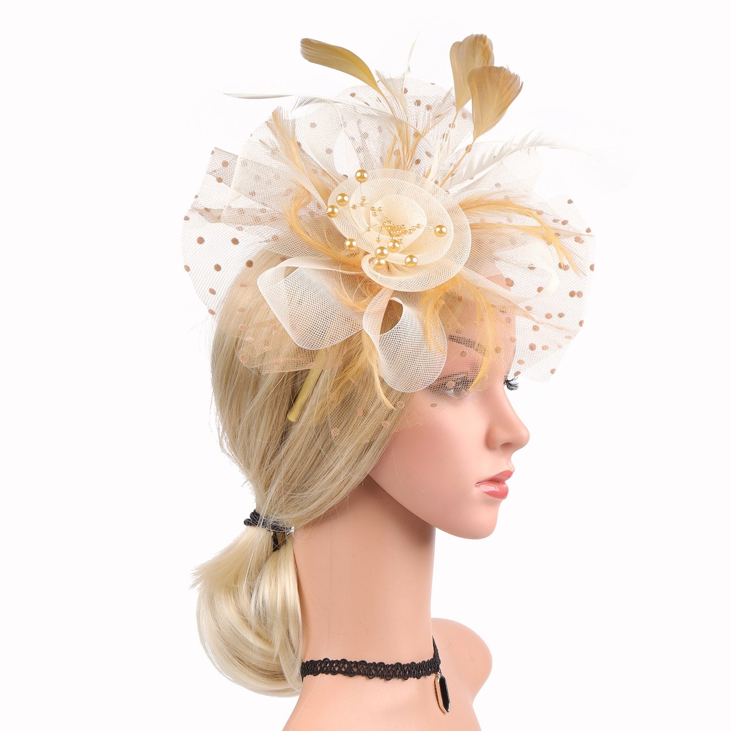 Mardi Gras Flare Fascinators (Multiple color combinations)