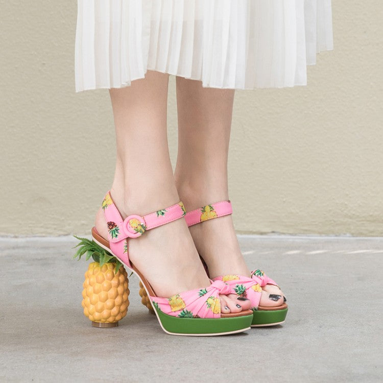 Pineapple Paradise High Heels