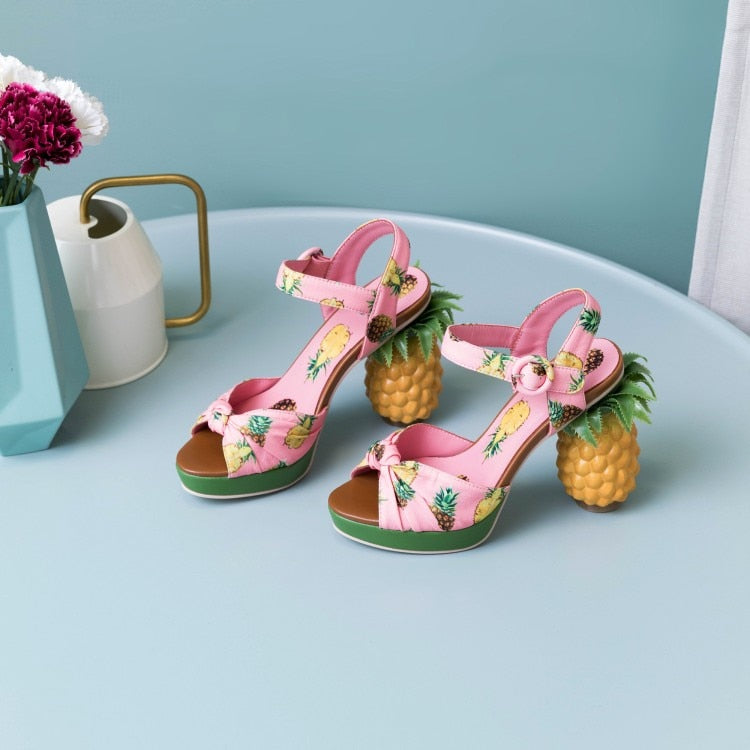 Pineapple Paradise High Heels