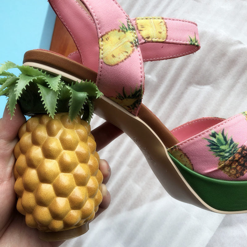 Pineapple Paradise High Heels