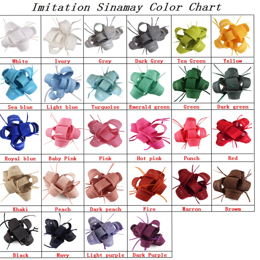 Fantastic Floral Fascinators - Avl. in 24 colors