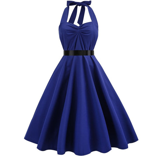 Audrey Hepburn Halter Style Rockabilly Dresses & Slips