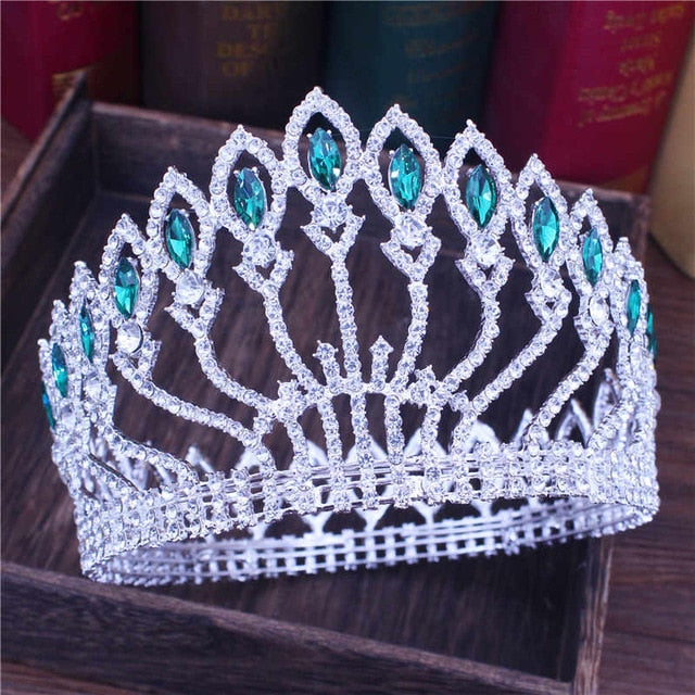 Crystal Queen Wedding Crown (28 styles)