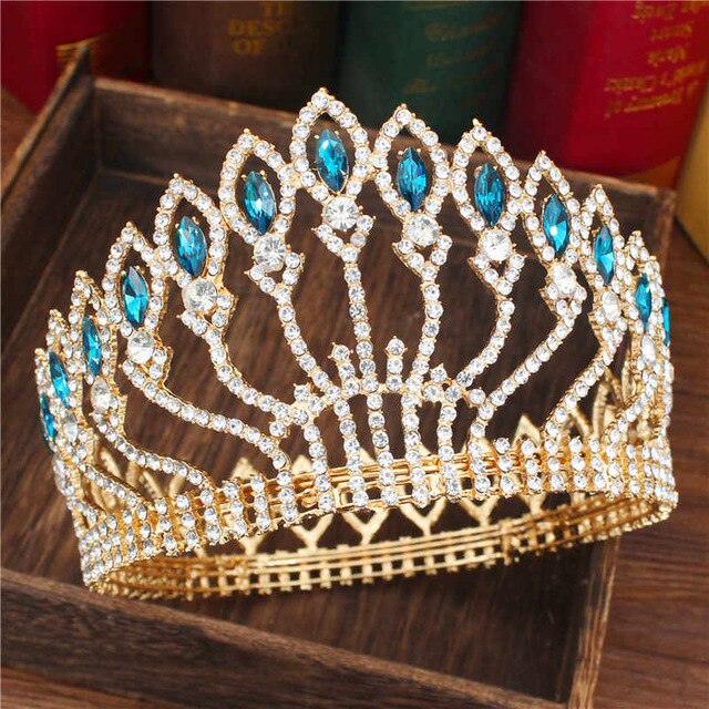 Crystal Queen Wedding Crown (28 styles)