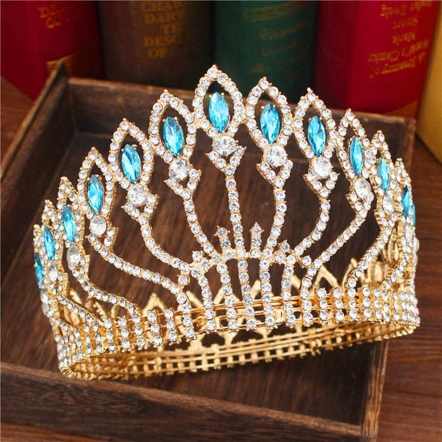 Crystal Queen Wedding Crown (28 styles)