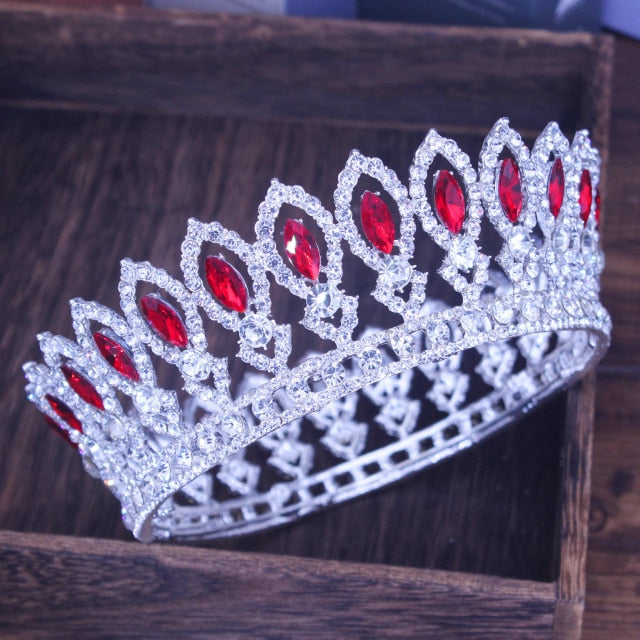 Crystal Queen Wedding Crown (28 styles)