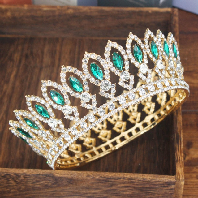 Crystal Queen Wedding Crown (28 styles)