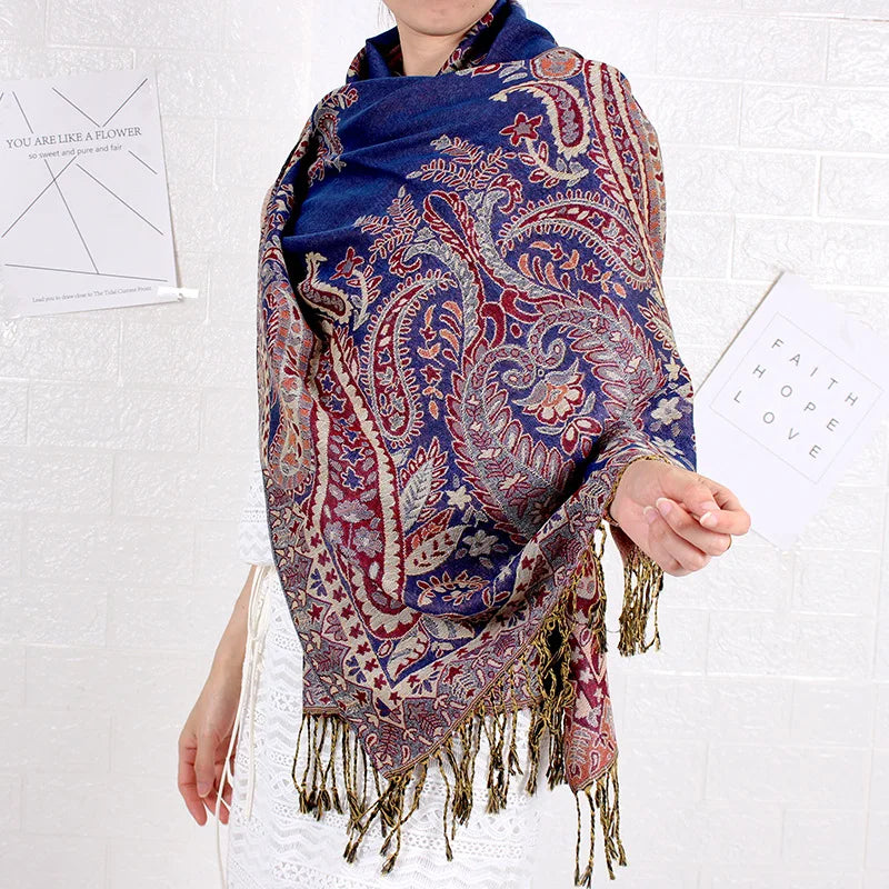 Bohemian Style Jacquard Scarf (10 colors)