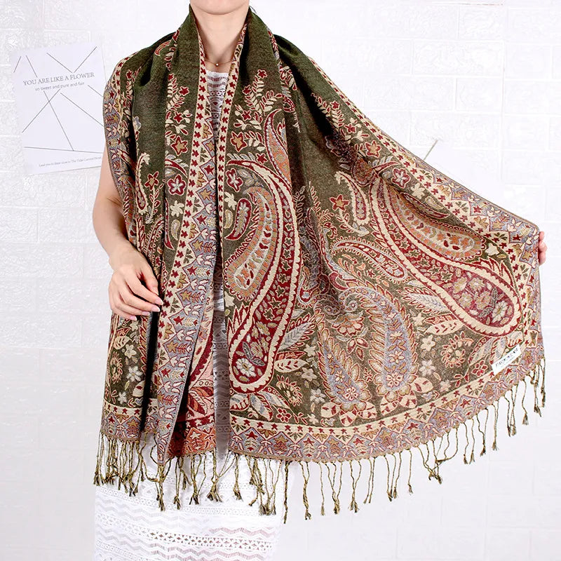 Bohemian Style Jacquard Scarf (10 colors)