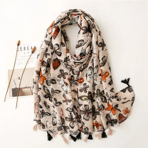 54 Styles - Cotton and Linen Printed Scarves (90*180 cm)