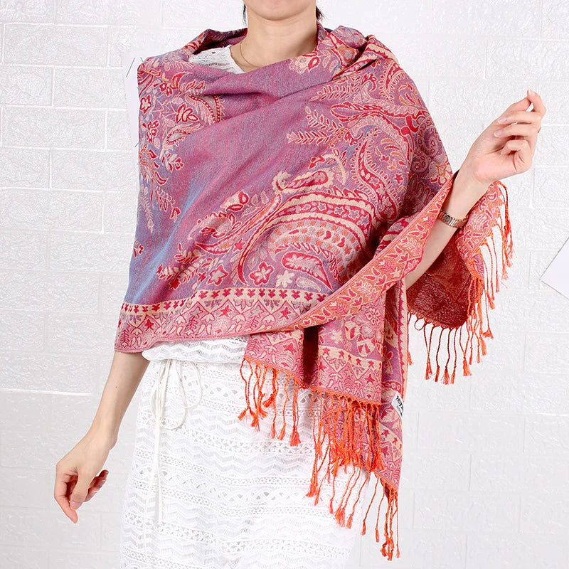 Bohemian Style Jacquard Scarf (10 colors)