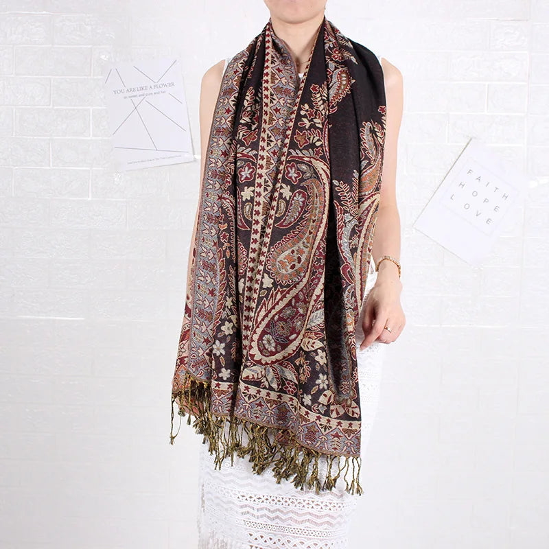 Bohemian Style Jacquard Scarf (10 colors)