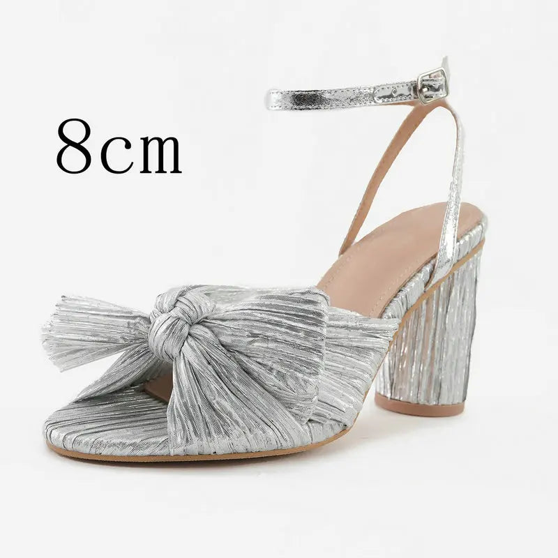 Ella May Slingbacks in Champagne, Silver or Gold