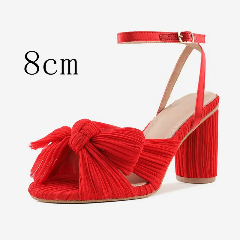 Ella May Slingbacks in Red, Pink or Blue