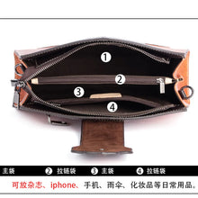 Motaora Vintage Style Genuine Leather Shoulder Bag in 3 Colors