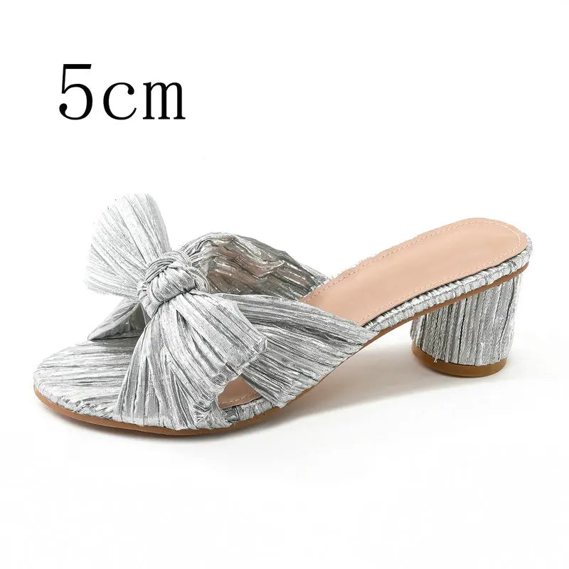 Ella May Slingbacks in Champagne, Silver or Gold