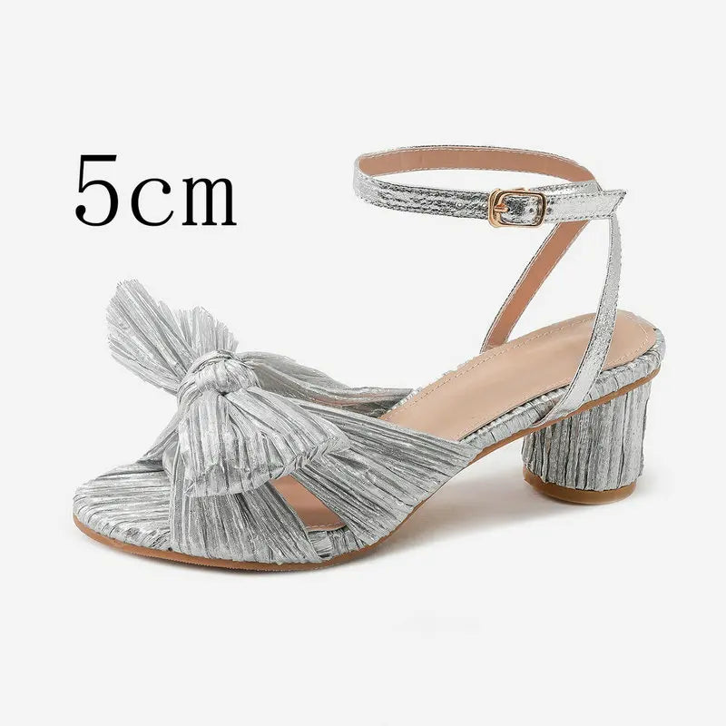 Ella May Slingbacks in Champagne, Silver or Gold