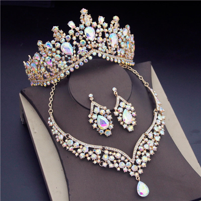 Baroque Crystal Bridal Jewelry Set/Separates