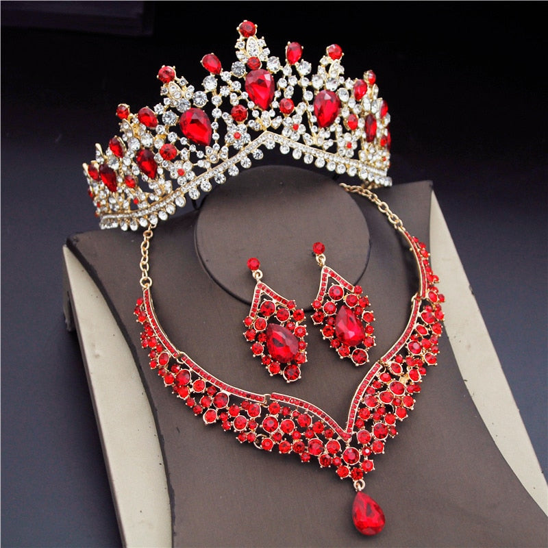 Baroque Crystal Bridal Jewelry Set/Separates