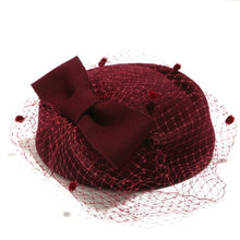 Naomi Veiled Hat with Bow