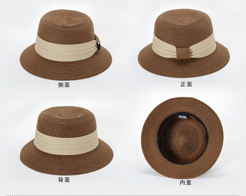 Sunsational Straw Beach Hat in 5 Colors