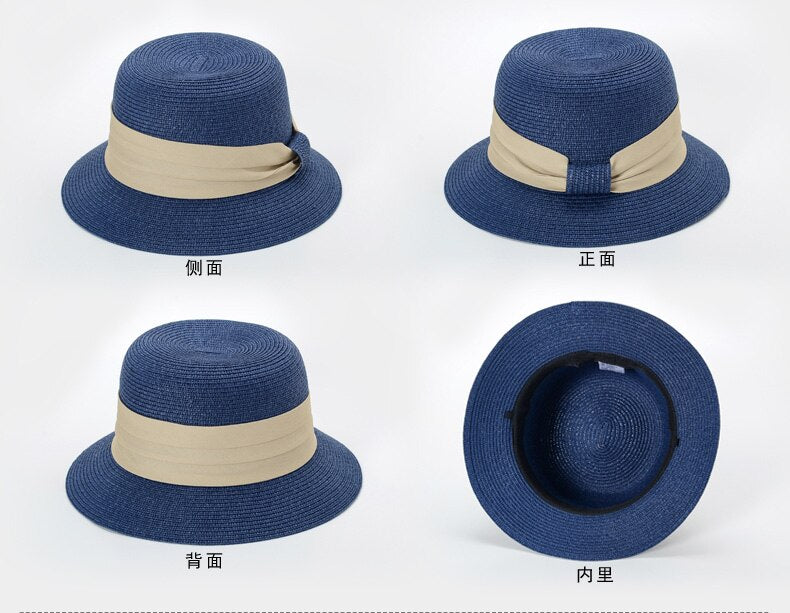 Sunsational Straw Beach Hat in 5 Colors