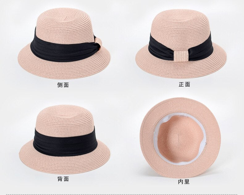 Sunsational Straw Beach Hat in 5 Colors