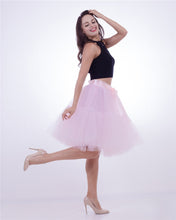 5-Layer 60 cm  Pleated Tutu Tulle Skirt (Many Colors)