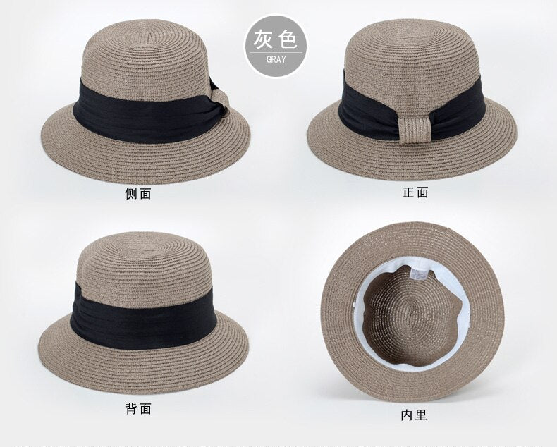 Sunsational Straw Beach Hat in 5 Colors