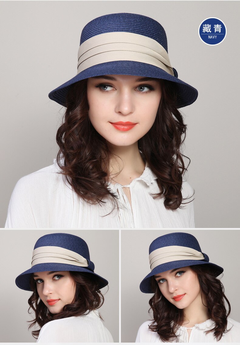 Sunsational Straw Beach Hat in 5 Colors