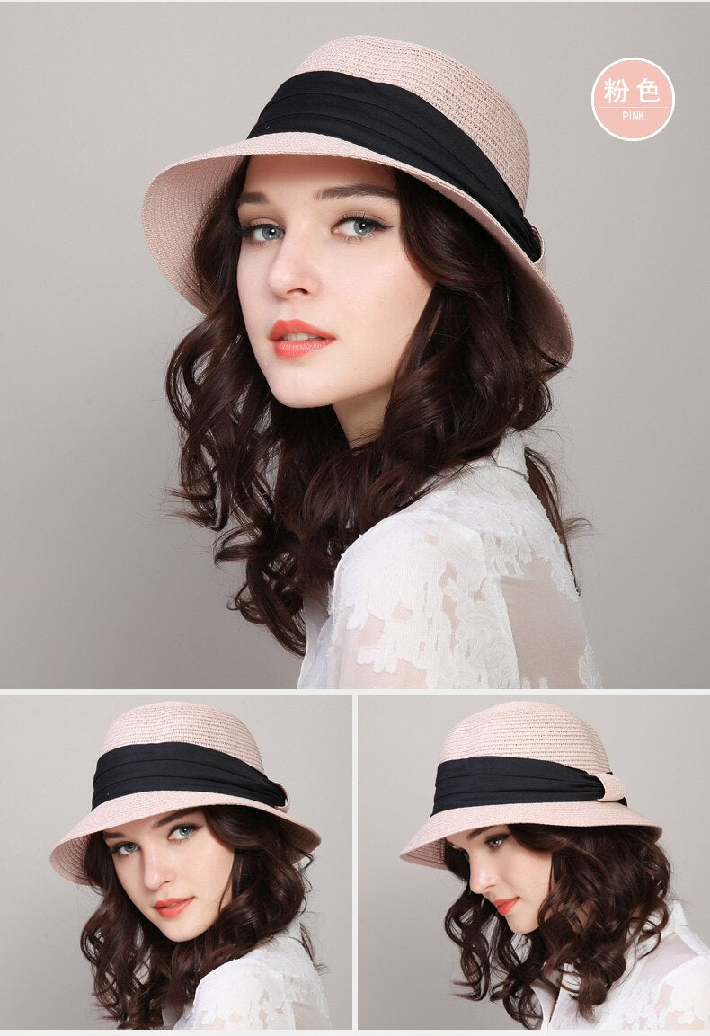 Sunsational Straw Beach Hat in 5 Colors