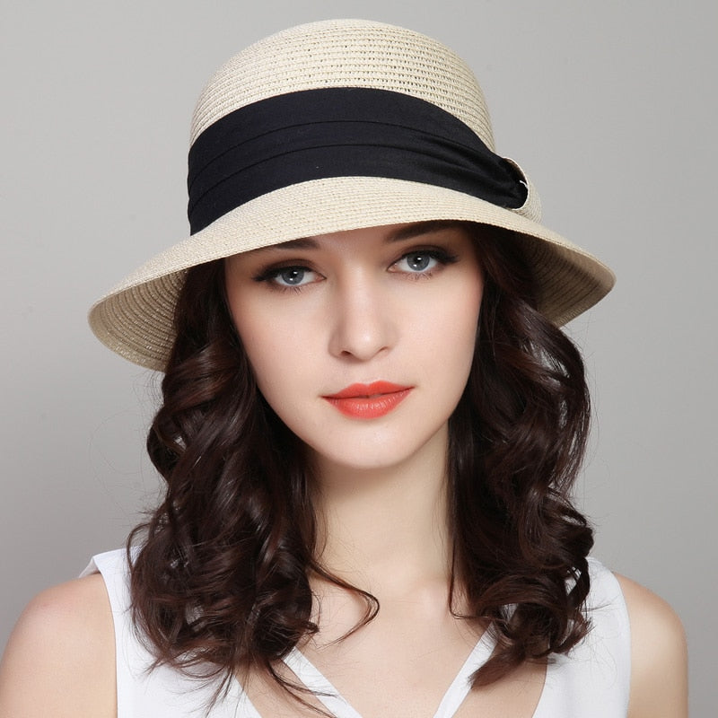 Sunsational Straw Beach Hat in 5 Colors