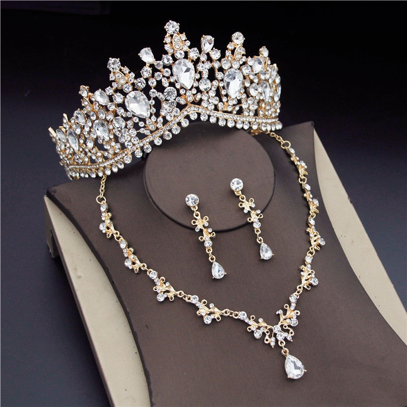 Baroque Crystal Bridal Jewelry Set/Separates