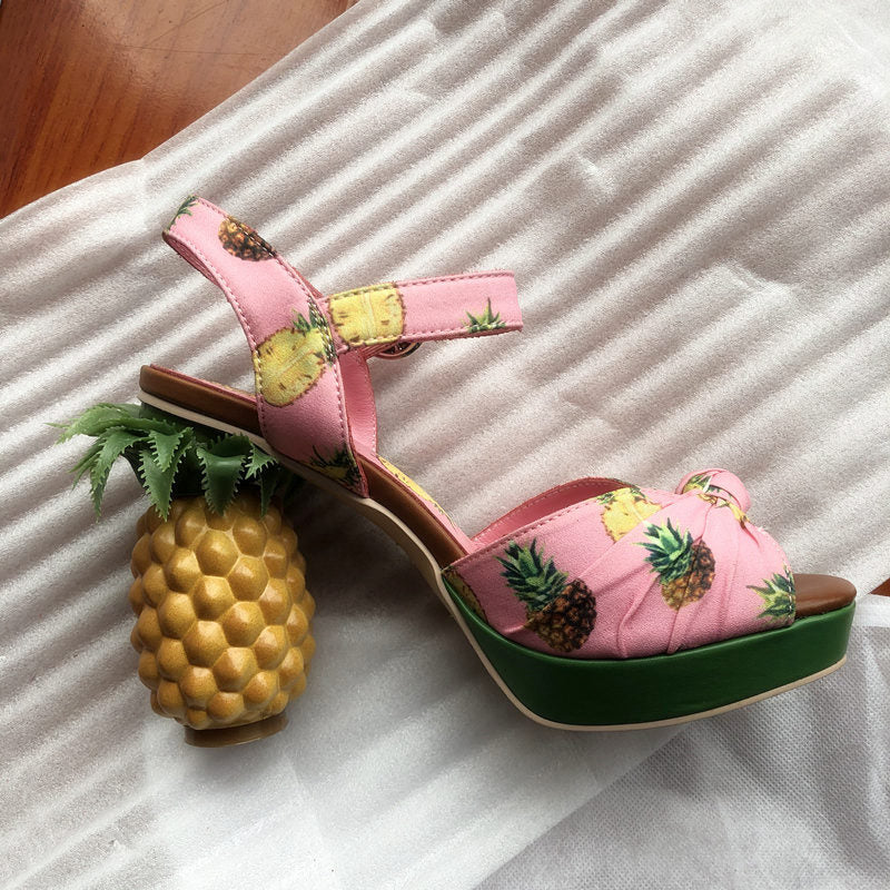 Pineapple Paradise High Heels