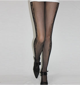 Fashion Fishnet Pattern Jacquard Stockings in Multiple Designs